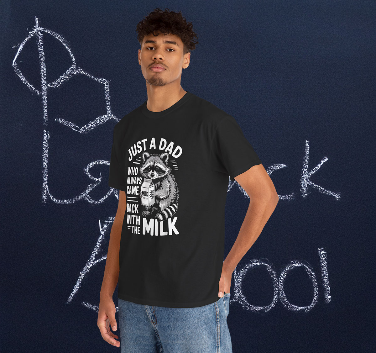 Just A Dad Who Always Came Back With The Milk Classic T-Shirt
