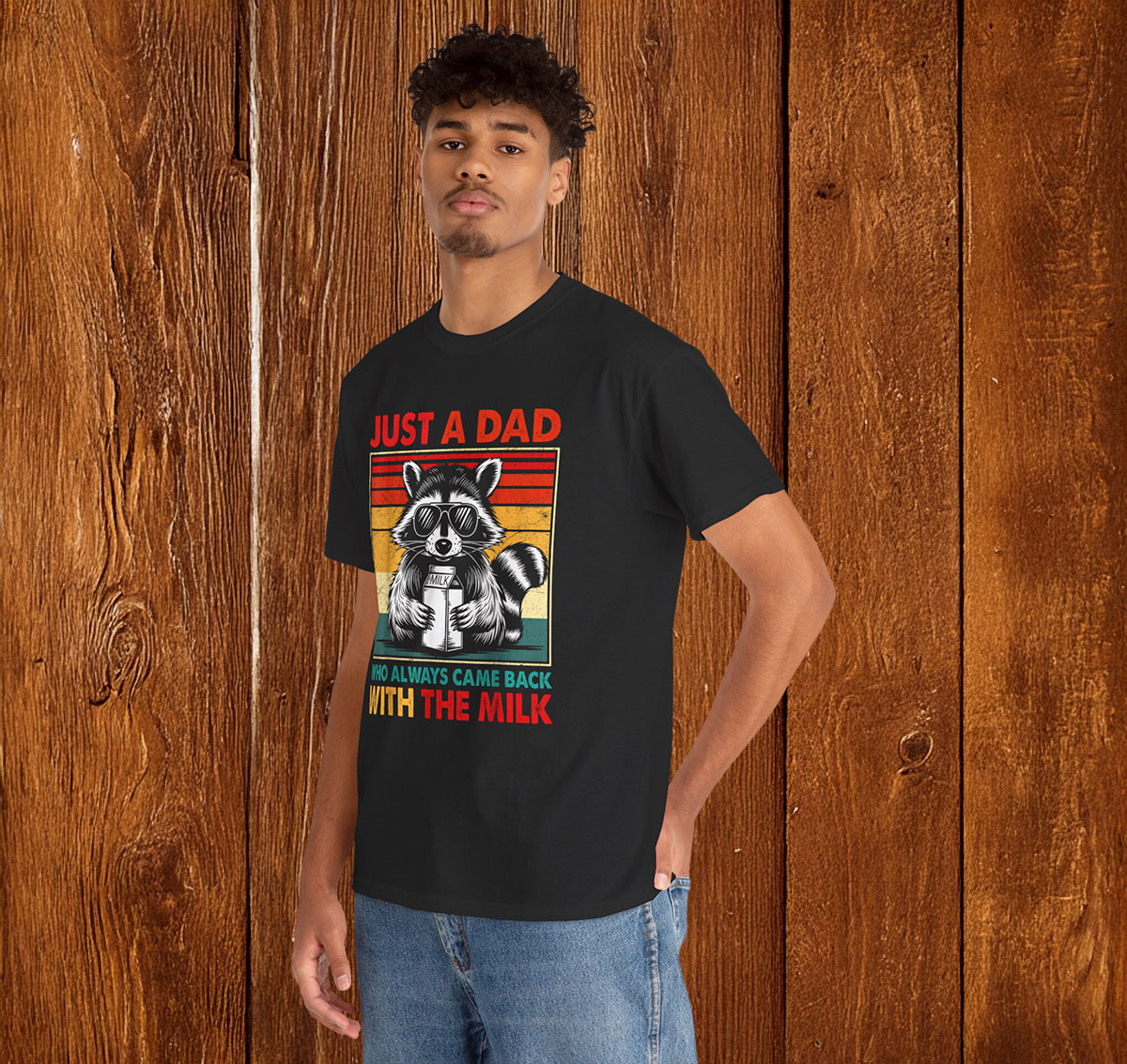Just A Dad Who Always Came Back With The Milk Shirt