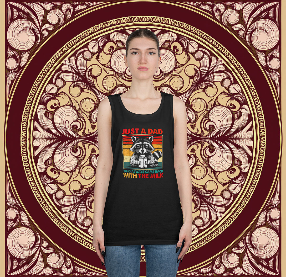 Just A Dad Who Always Came Back With The Milk Tank Top