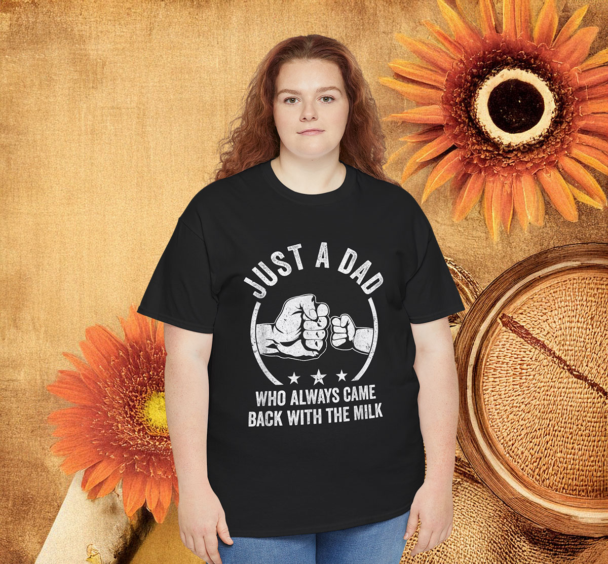 Just A Dad Who Always Came Back With The Milk Unisex Shirt
